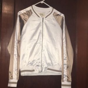 🔥New! Zip up letter jacket/bomber